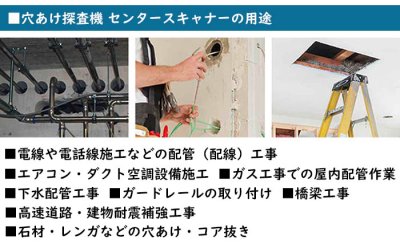 画像4: Laserliner 穴あけ探査機 センタースキャナー コンパクト 探査機 計測 コア抜き 貫通孔 施工 LEDインジケーター